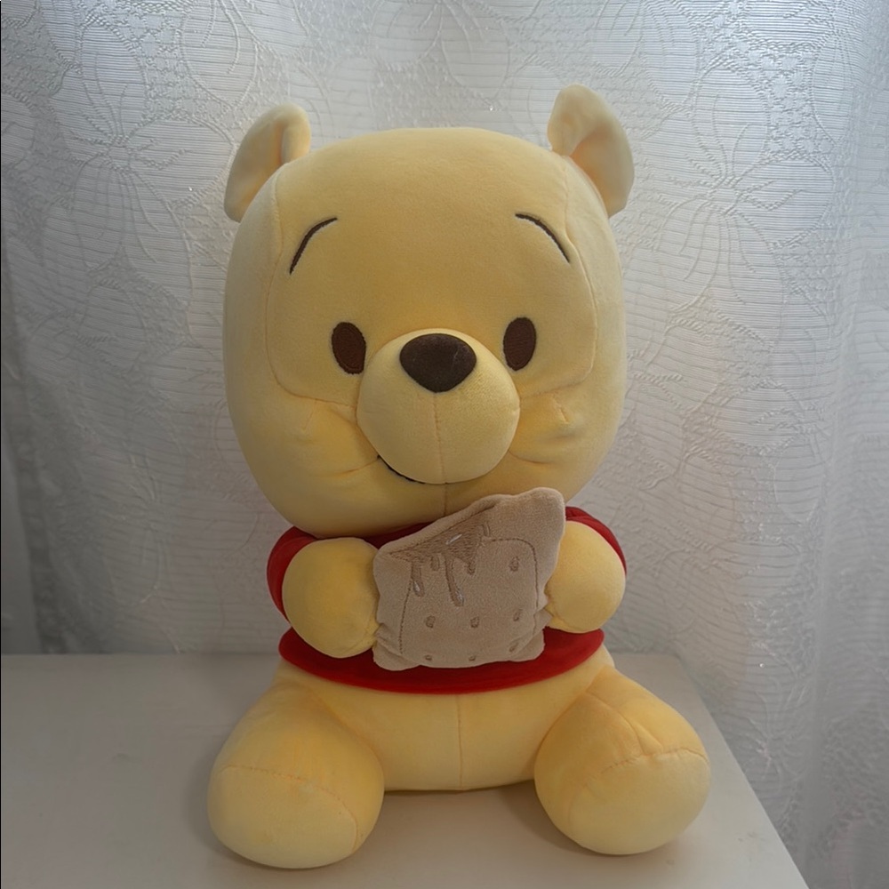 Plush Bear Toy with Red Shirt